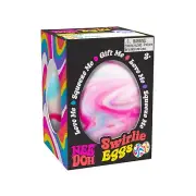 Nee Doh Squishy, Egg-Shaped Fidget Toy Swirlie Eggs
