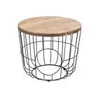 Metal cat coffee table, 2-in-1 cat side table and cat bed, cat cave house