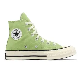 【CONVERSE】帆布鞋 Chuck 70 HI 男鞋 女鞋 綠 青草綠 奶油底 高筒 1970 三星標 匡威(A04585C)