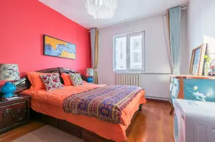 濟南布藝紋樣師色彩斑斕的家普通公寓