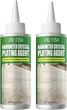 2 Pcs Marble Nano Crystal-Plating Agent, Stone Crystal Plating Agent, Plastic Crystal Plating Agent, Quartz Countertop Cleaner and Polish