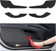 LUNQIN Toyota Camry Accessories Car Door Anti Kick Pad 2018 2019 2020 2021 2022 2023 2024 2025 Protector Mat Dirty Collision Stickers Interior