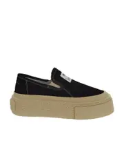 logo-patch 60mm loafers 39.5,39 Nude