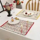Table Mat For Dining Table Washable Non-Slip Heat Resistant Insulation Christmas