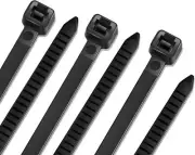 Zip Ties Cable Ties 12 Inch 200 PCS Black Zip Ties Heavy Duty Multi-Purpose