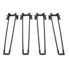 420mm Table Legs U Shape Black Modern Minimalist Metal Furniture Legs For HG