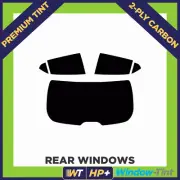 For Mazda 3 5-door Hatchback 19+ Carbon Pre Cut Window Tint 35% Light 2-ply HP+