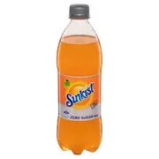 Sunkist Zero Sugar Orange Soft Drink 600ml x 24