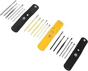 3Sets Ear Wax Removal Tools Ear Picks with Pouch Comfortable Ear Massage Supplies for Daily Family Use Durable and Hygienic Ear Cleaning Kit