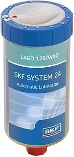 SKF LAGD 125/WA2-SINGLE Multi-purpose EP type Grease - Single Cartridge (125ml, 0.191kg) - Gas Driven Single Point Automatic Lubricator for Various Machinery