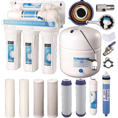5 Stage Reverse Osmosis Drinking Water System RO Home Purifier +EXTRA FILTER SET
