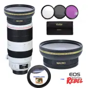 ULTRA WIDE ANGLE LENS +FILTERS FOR Canon EF 100-400mm f/4.5-5.6L IS II USM Lens