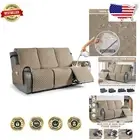 Soft Polyester Recliner Sofa Cover for 3-Cushion Couch - Easy Installation