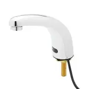 T&S Brass 5EF-1D-DS Equip Electronic Deck Mount Single Hole Cast Spout Faucet