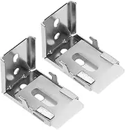 ADOCARN 2pcs Mounting Blind Brackets Valance Clips for Vertical Blinds Roman Shades Easy Installation DIY Kit for Home Office Windows Multi Track Compatibility Design