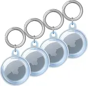 4 Pack Waterproof Air Tag Case (blue)