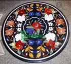 18'' Marble Coffee Center Table Top Inlay lapis Mother of pearl antique decor p6