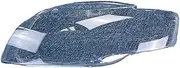 Car Front Headlight Lens Cover Headlights Cover Compatible for Audi A4 B7 2006-2008 Replace Original Glass Lamp Cover Lamp Shell Head Light(1pcs Right)