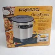 Presto GranPappy Elite 05414 Electric Deep Fryer Stainless Brand New Sealed NOS