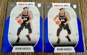 Devin Vassell 2020-21 Panini NBA Hoops RC Blue Parralel SPURS Lot of 2