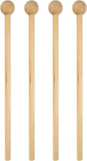 Wood Mallets Percussion Sticks Valuehall 2 Pairs Drum Mallet Sticks 8.46 Inch...