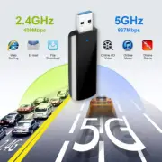 USB 3.0 AC1300 802.11ac WiFi Wireless Adapter Dongle PC Laptop 5GHz Dual Band AU