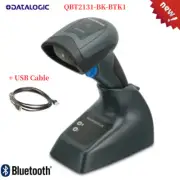 Datalogic QuickScan 1D QBT2131-BK-BTK1 Bluetooth Barcode Scanner USB Kit W/Stand