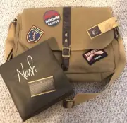 Patricia Nash Men's Waxed Canvas Patch Messenger Bag Travelers