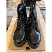 Dr. Martens, Jadon 8-Eye Leather Platform Boot for Men and Women