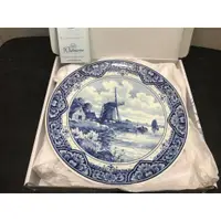 在飛比找蝦皮購物優惠-Delft 台夫特 荷蘭 飾盤 瓷器 A款 唐草 藍洋蔥 青