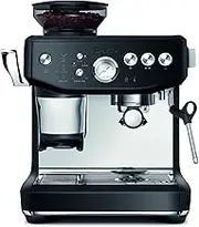 Breville the Barista Express Impress Espresso Machine, BES876BTR, Black Truffle