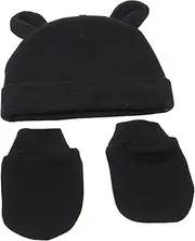 [Holibanna] 1Set Hat and Hand Cover Bundle Scratching Gloves for Months Lightweight and Durable Keeps Warm for Cold Days