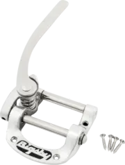 Bigsby B5LH Vibrato/Tremolo Tailpiece, LEFT-HANDED, Polished Aluminum Chrome