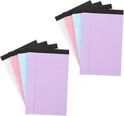 jojofuny Tearable Lined Notepads Smooth Writing Memo Pads for Office Management Activity Planning Notes Nonstick Design Mixed Colors