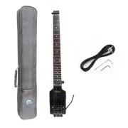 Batking Travel Electric Guitar Headless 6 String Guitar One piece Canada Maple