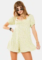 [Dolls Kill] Monali Floral Playsuit