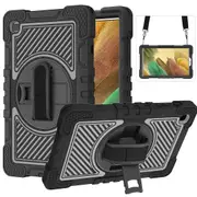 For Samsung Galaxy Tab A7 Lite 8.7-inch P4 Series Tablet Protective Cover All Black