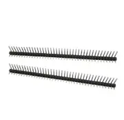 50 pcs 1x40 Pin 2.54mm Right Angle Single Row Male Pin Header Connector