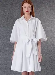 Vogue V1783B5 Misses' Sewing Pattern for Dress and Belt, Women, Size 8-10-12-14-16