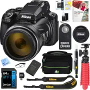 Nikon COOLPIX P1100 125x Super Zoom 3000mm 4K UHD VR Compact Camera & More