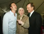 Barry Watson executive producer Aaron Spelling Stephen Collins po- 2003 Photo 2