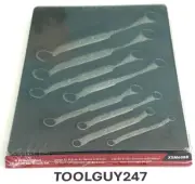 SNAP ON TOOLS 8-pc 12-Point Flank Drive® Short 10° Offset Box Wrench Set XSM608B