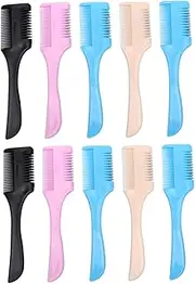 FOMIYES 10pcs Hair Cutting Comb Haircut Cutter Hair Cutter Hair Cut Scissor Comb Hair Razor Comb Hair Shaper Comb Hair Shaper Cutter Comb Manual Hair Thinning Comb Trimmer Hair Comb Cutter