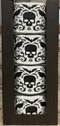 Jack O Lantern Lane Halloween Skull Damask Ramekin Bowls / Appetizer Bowls Set 4