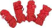 Kisangel Camping Tent Rope Outdoor Adventure Rope Reflective Tension Ropes Heavy Duty Guide Ropes Rope for Camping Ropes for Tents Camping Rope Tent Guide Ropes Blue Polyester