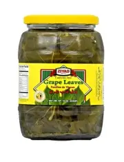 Ziyad Grape Leaves 1 Single Jar 16oz/454g by Al Amin Foods - ورق عنب زياد