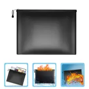 Fireproof Document Bag File Pouch and Waterproof Organizer Holder