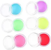 Healvian Stylish Fluorescent Eye Liners Set 6 Colors Waterproof Smudge-proof Cosplay Everyday Makeup
