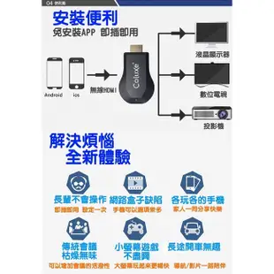 【COLUXE】HDMI 無線同步影音傳輸器 高畫質 電視棒 手機轉電視 同屏器