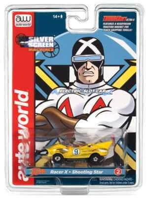 Speed Racer Racer X Race Worn Shooting Star HO Scale Slot Car Auto World
